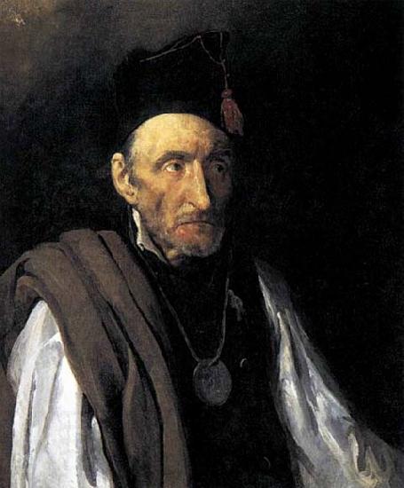 Theodore   Gericault Man with Delusions of Military Command oil painting picture